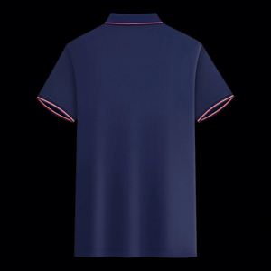 Design Men Polo Shirt Workwear Uniform Summer Light Smooth Breathable Short Sleeve Quick Dry Golf Shirt Custom Logo Pattern - Product Image 6