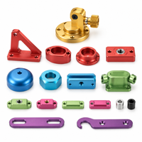 Fabrication de pièces métalliques usinées sur mesure OEM, usinage de précision, services d'usinage CNC en aluminium anodisé