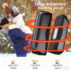 Eléctrico 2-Pack 10000mAh AI Chip inteligente alimentado 20 horas seguro largo calor portátil recargable calentador de manos - Product Image 4