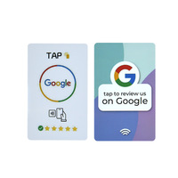 Tarjeta DE REVISIÓN DE Google sin contacto NFC Tap Tarjeta DE REVISIÓN DE Google Trae instantáneamente a los clientes Tarjeta de visita de redes sociales
