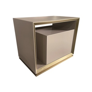 Sang Trọng Hiện Đại Bằng Gỗ Đầu Giường Chải Rượu Sâm Banh Vàng Kết Thúc Chuyển Đổi Phòng Ngủ Phòng Khách Căn Hộ Đồ Nội Thất Nhà - Product Image 2