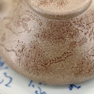 Théière Yixing Ziye <span class=keywords><strong>Shi</strong></span> Piao en argile Duan gris Qing sélectionnée, faite à la main en Zisha, certifiée REACH pour la sécurité alimentaire, pour le thé Gongfu - Product Image 2