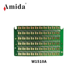 Amida Chip kompatibel dengan Chip W1510A W1510X, Chip kartrid Toner Printer HP
