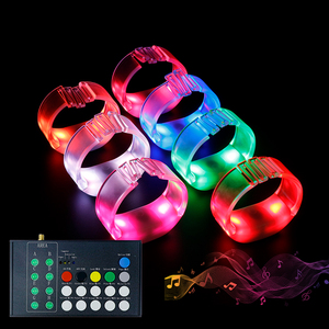 Pulsera LED Inteligente Personalizable con Control Remoto DMX Programable, Pulsera LED Intermitente - Product Image 4