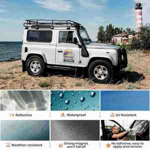 Aimant de voiture personnalisé pour agent immobilier en forme de maison – Aimant publicitaire personnalisé pour agent immobilier - Product Image 5