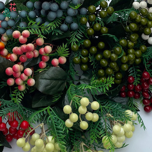 Bouquets de fruits artificiels, fleurs en soie pour la décoration de la maison, accessoires de photographie, Noël, écologiques - Product Image 5