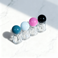 Flacon en verre vide pour vernis à ongles en gel personnalisé de 10 ml avec bouchon, pinceau et sérigraphie pour salon et kit de manucure