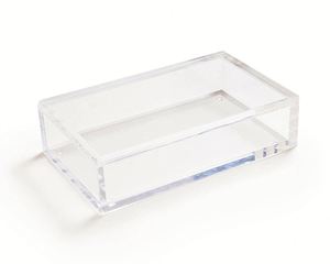 Caja de Almacenamiento de Acrílico Transparente de Lujo, Personalizada de Fábrica, Duradera, para Fichas de Mahjong Americano, Juego para 4 Jugadores - Product Image 1