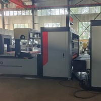 Machine intégrée entièrement automatique de couture, collage et clouage pour la fabrication de boîtes en carton