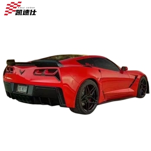 Diffuseur arrière en fibre de carbone véritable de style KSUI haute performance pour <span class=keywords><strong>Chevrolet</strong></span> <span class=keywords><strong>Corvette</strong></span> C7, tuning de carrosserie arrière - Product Image 1