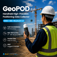Unidad GNSS RTK Portátil Global Archinno GeoPod, 1408 Canales, Anti-Interferencia 90 °   Receptor GNSS de Alta Precisión con Inclinómetro IP67