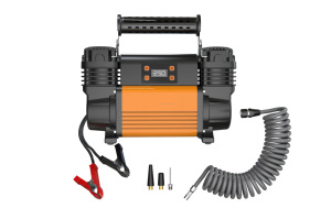 Heavy Duty 12V Double Cylinder <b>Car</b> Tire With Monitor Digital Gauge 150 PSI SY-5092 12V SY-5092 SY- - Product Image 4