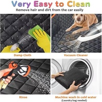 Housse de siège de voiture pour animaux de compagnie en tissu Oxford imperméable et durable de haute qualité, écologique, lavable, pour chiens et chats, réglable 137x147cm