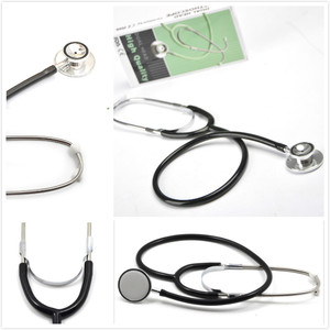 Estetoscopio de cardiología de doble cabezal de aleación de aluminio, venta al por mayor, color personalizado, puntas auriculares ajustables manualmente, CE ISO, marca EXANOVO/OEM - Product Image 5