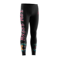 Spats de compression professionnels pour hommes – Soutien musculaire, taille élastique antidérapante, durables pour l'entraînement martial (BJJ, MMA, lutte)
