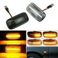 Yeni 12V LED yan işaretleyici dönüş sinyal lambaları araba işık aksesuarları Nissan Skyline Nissan Almera N15 N16 Pulsar Maxima QX güneşli G10