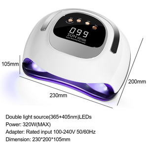 320W Puissant Séchage Rapide UV Sèche-Ongles Portable Lampe Électrique à Ongles SUN X21 Max LED Manucure Séchage Lampe - Product Image 5