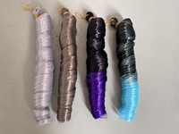 Tresses françaises 22 pouces, boucles françaises, tresses au crochet, extensions de cheveux synthétiques pré-étirées, mèches, tresses