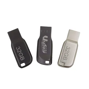 Nieuwe Custom Logo Metalen Houten Usb Flash Drive 1Gb Naar 64Gb Populaire Usb 2.0 Interface Groothandel Usb Geheugenstick