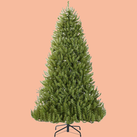 Sapin de Noël Artificiel Haut de Gamme Écologique 1,5-2,7 m Luxe Ultra-Épais avec Pointes Abondantes et Support Métallique Décoration de Fêtes