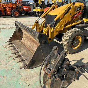 Excavadora retroexcavadora usada JCB 3CX Precio bajo Tiempo de trabajo bajo Excavadora de ruedas en stock para la venta - Product Image 3