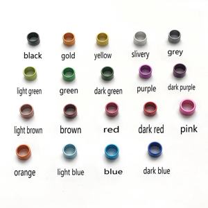 Anillo de Identificación <span class=keywords><strong>para</strong></span> Aves, Hebilla de Metal de Aluminio, Impermeable, Ecológico, <span class=keywords><strong>para</strong></span> Loros, Venta al por Mayor - Product Image 6