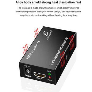 <b>HDMI</b> Extender Kit Cat6 1080p 60m Full Hd 3D With Rx Tx Transmitter Receiver For Home Theater Systems - Product Image 4