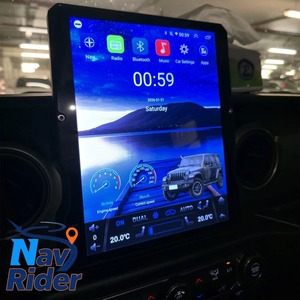 เครื่องเล่นมัลติมีเดียขนาด 12.1 นิ้ว สำหรับรถจี๊ป แรงเลอร์ JL แกลดิเอเตอร์ พิกอัพ JT ปี 2018-2023 พร้อมระบบนำทาง GPS 4G WiFi หน้าจอแอนดรอยด์ - Product Image 1