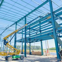 Atelier et entrepôt à structure en acier bien entretenus, faciles à contrôler et à entretenir quotidiennement