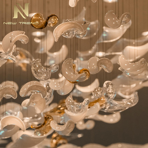 Phong cách hiện đại trong nhà biệt thự khách sạn Hội trường Gallery cửa hàng trang trí dân cư sang trọng Trần dẫn đèn Mặt dây chuyền - Product Image 6