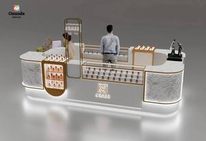 Exhibidores de Perfumes de Lujo Personalizados en Madera y Oro |   Diseño Personalizado y Soluciones Completas para Tiendas Minoristas, Exhibición de Perfumes para Tiendas - Product Image 5