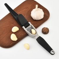 Groothandel Shengkai Merk Duurzame Roestvrijstalen Handleiding Knoflookpers Metalen Stamper Crusher Dunschiller Fruit Groente Gereedschap Hand