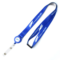 Cordón Personalizado para Llavero con Impresión de Logotipo, Portacredenciales de Poliéster para Correa de Cuello, Opciones de Impresión Offset y Serigrafía