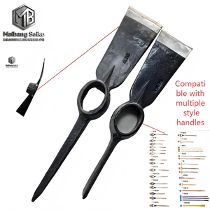 Pioche en acier noir peint de 1,5 kg, 1,8 kg, 2 kg avec manche – Fabricants chinois – Prix compétitif – Modèles P402, P406, P404, P407 - Product Image 2