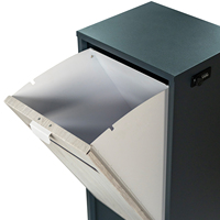 Boîte à colis et à courrier murale extérieure intelligente en métal thermolaqué antivol et durable