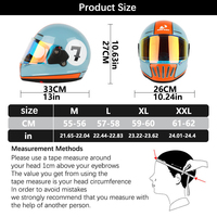 Casco de Carreras Retro para Karting Eléctrico, Go Kart, Accesorios para Autos de Paseo