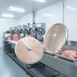 Lama Circolare di Precisione Industriale in Acciaio Inox per Affettatrice di Carne, per Taglio di Maiale, Manzo e Pesce 191*28.5/30*1.5 - Product Image 3