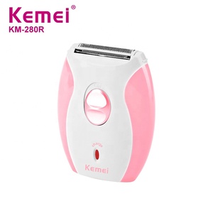 Épilateur électrique portable Kemei KM 280R 100V 240V pour femmes, épilation, tondeuse bikini, jambes, corps - Product Image 6