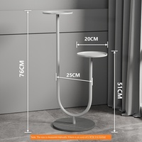 Plateau goutte à goutte blanc pour Vase d'angle intérieur jardin acier vente en gros pour conception de support présentoir en fer forgé Pot de plante en métal support de fleur