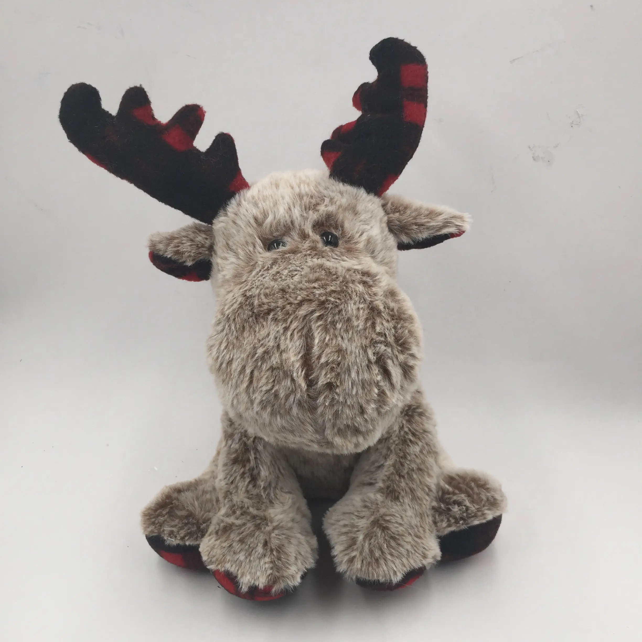 custom Plush Moose and Reindeer Christmas gift toy