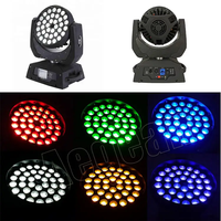 Nouvelle arrivée 36x18w RGBWA UV 6in1 DMX LED Wash Zoom lumière principale mobile avec étui