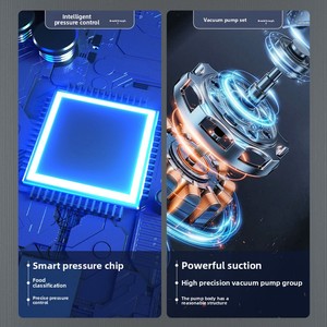 Vente directe d'usine, scelleuse <span class=keywords><strong>sous</strong></span> <span class=keywords><strong>vide</strong></span> certifiée CE pour petites quantités, préservateur alimentaire domestique avec double pompe et forte aspiration. - Product Image 3