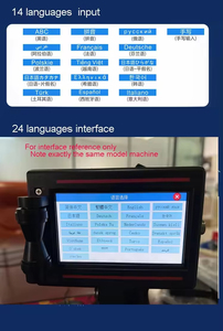 T50 cầm tay máy in phun với grip đa ngôn ngữ nhanh chóng làm khô không mã hóa mực cho văn bản mã QR số lô - Product Image 5