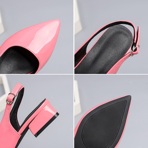 <span class=keywords><strong>Scarpe</strong></span> da <span class=keywords><strong>Donna</strong></span> 2025 Nuovi Arrivi Primavera Anticipata Stile Europeo Americano <span class=keywords><strong>Taglie</strong></span> <span class=keywords><strong>Grandi</strong></span> Punta Affusolata Senza Tallone Monofascia Tinta Unita in Similpelle - Product Image 2