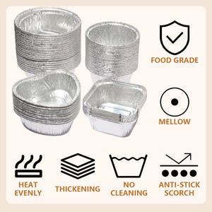 Récipient alimentaire en papier à emporter de fabricant chinois de la meilleure qualité avec couvercle en papier d'aluminium - Product Image 5