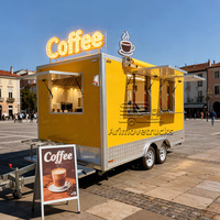 Food Truck Mobile pour Vente Ambulante : Café, Bubble Tea, Snacks Sucrés, Jus, Boissons, Cocktails, Petit Food Truck pour Fleuriste