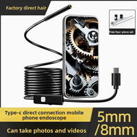 Endoscope pour téléphone portable HS 5,5 mm, type C Android, connexion directe, module caméra CMOS 480P, grand angle HD