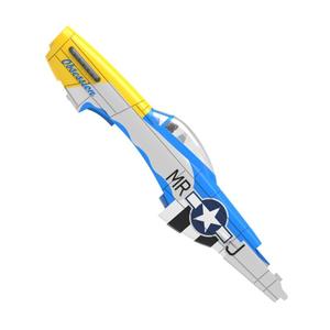 Avion modèle réduit RC Volantex <span class=keywords><strong>P51D</strong></span> 400 mm bleu 4CH 2.4G pour extérieur, cadeau d'anniversaire pour enfant - Product Image 3