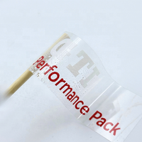 Autocollants personnalisés pour casque de course en BOPP transparent couleur CMYK, avec logo sur mesure, résistants à l'eau, aux UV et à l'huile, durables pour voiture