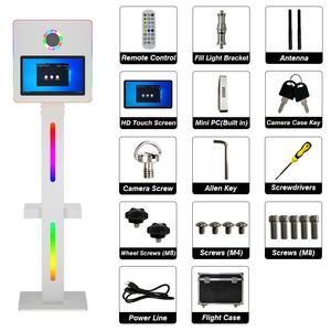 Machine photomaton GT Vintage 360 compatible DSLR/SLR et smartphones, double écran iPad, Wi-Fi/Bluetooth, garantie 2 ans, sans fil - Product Image 5